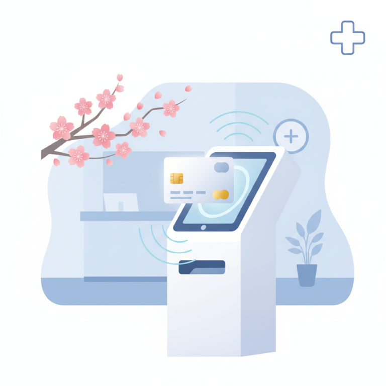 Healthcare in Japan illustration - my number card healthcare